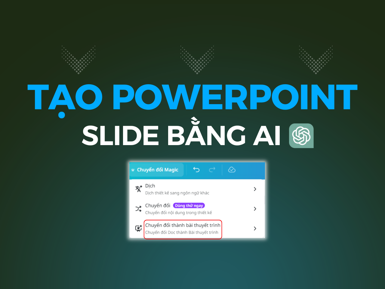 Tạo POWERPOINT Slide Thuyết Trình Bằng AI Trong 5 Phút