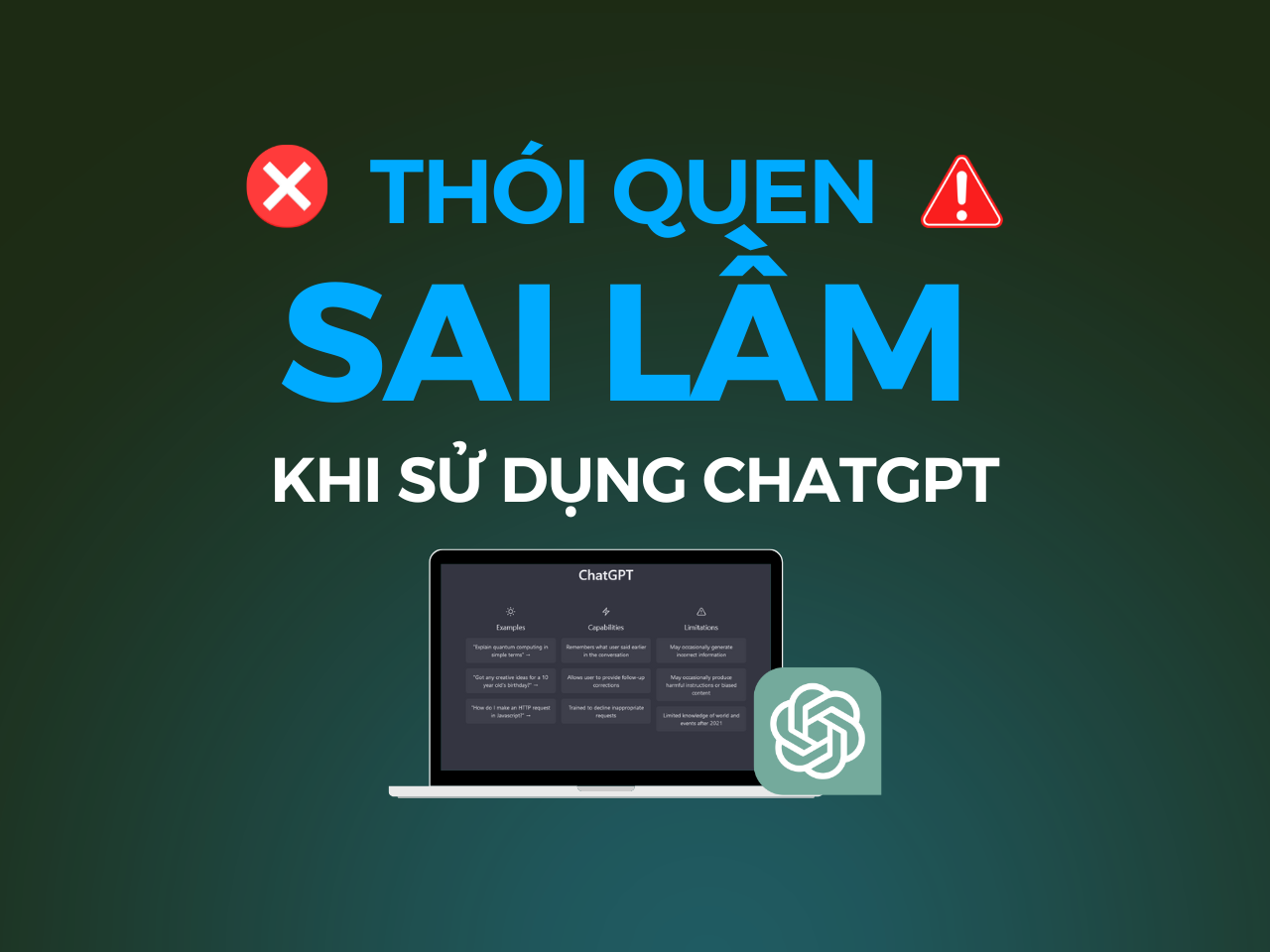 Thói Quen Sai Lầm CHÍ MẠNG Khi Sử Dụng ChatGPT